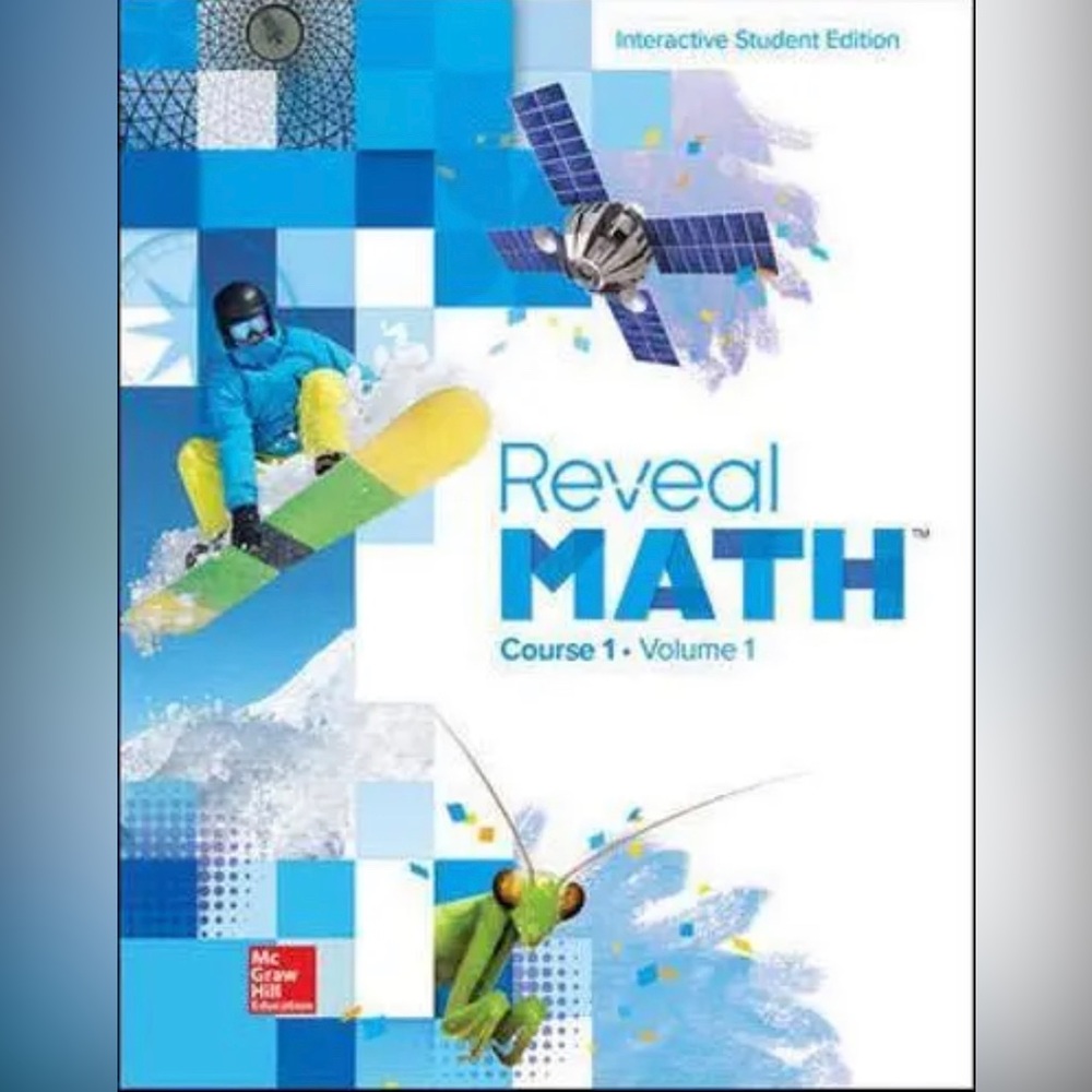 Reveal Math Course 1 Interactive Student Edition Vol 1 Workbook 6th McGraw Hill